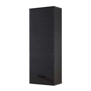 Wohnzimmer Hängeschrank in Dunkelgrau 40 cm breit