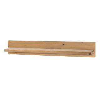 Wandregal aus Wildeiche Massivholz Bianco geölt