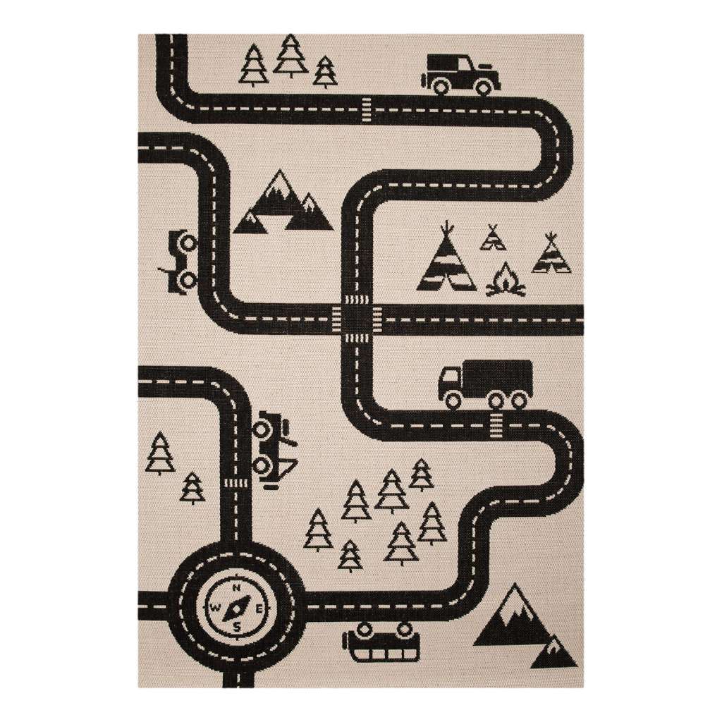 home24 Kinderteppich Road Map Charly