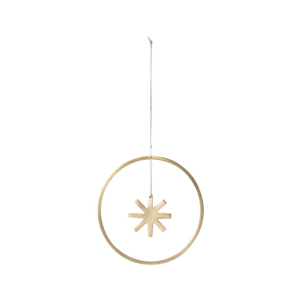 ferm LIVING - Winterland Messingstern - S - - indoor