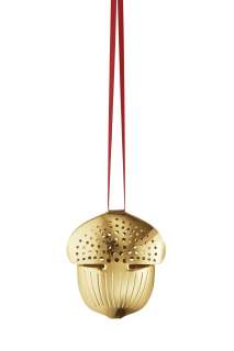 Georg Jensen - Cc 2018 Holiday Ornament Acorn Gold - indoor