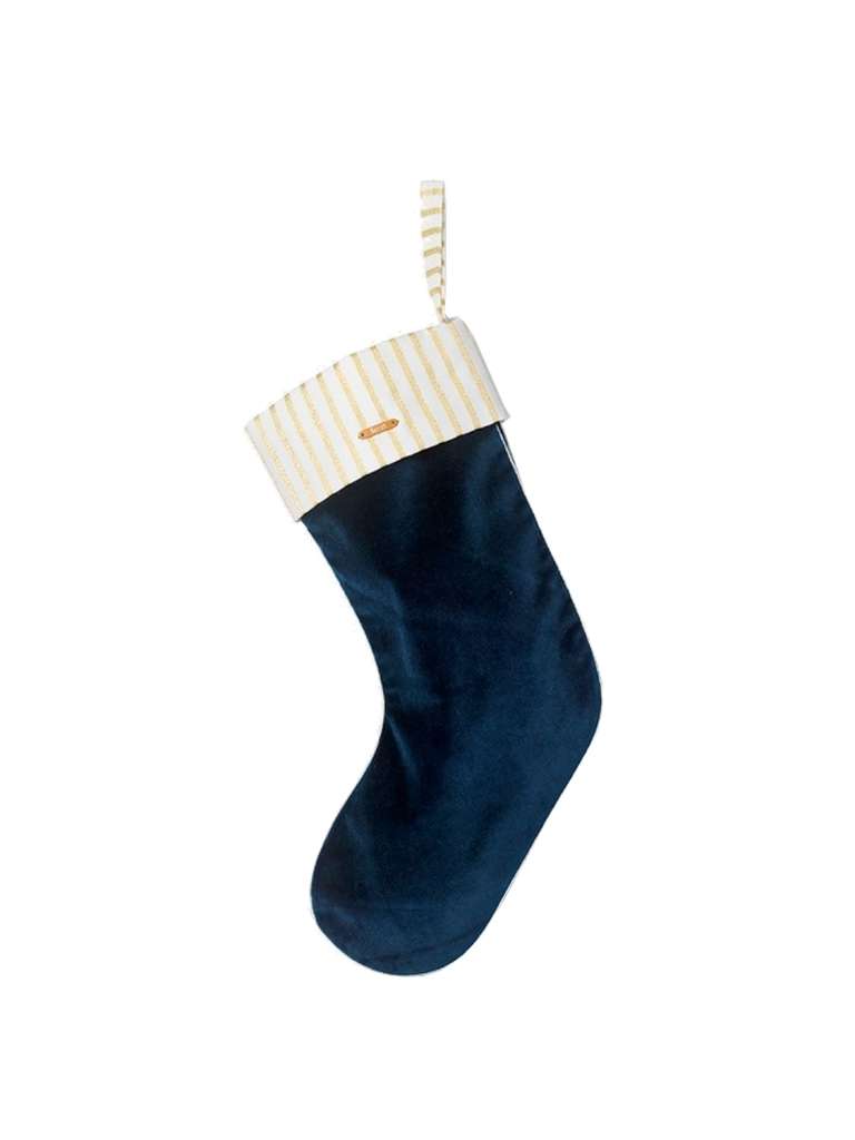 ferm LIVING - Christmas Velvet Stocking - Brown - indoor
