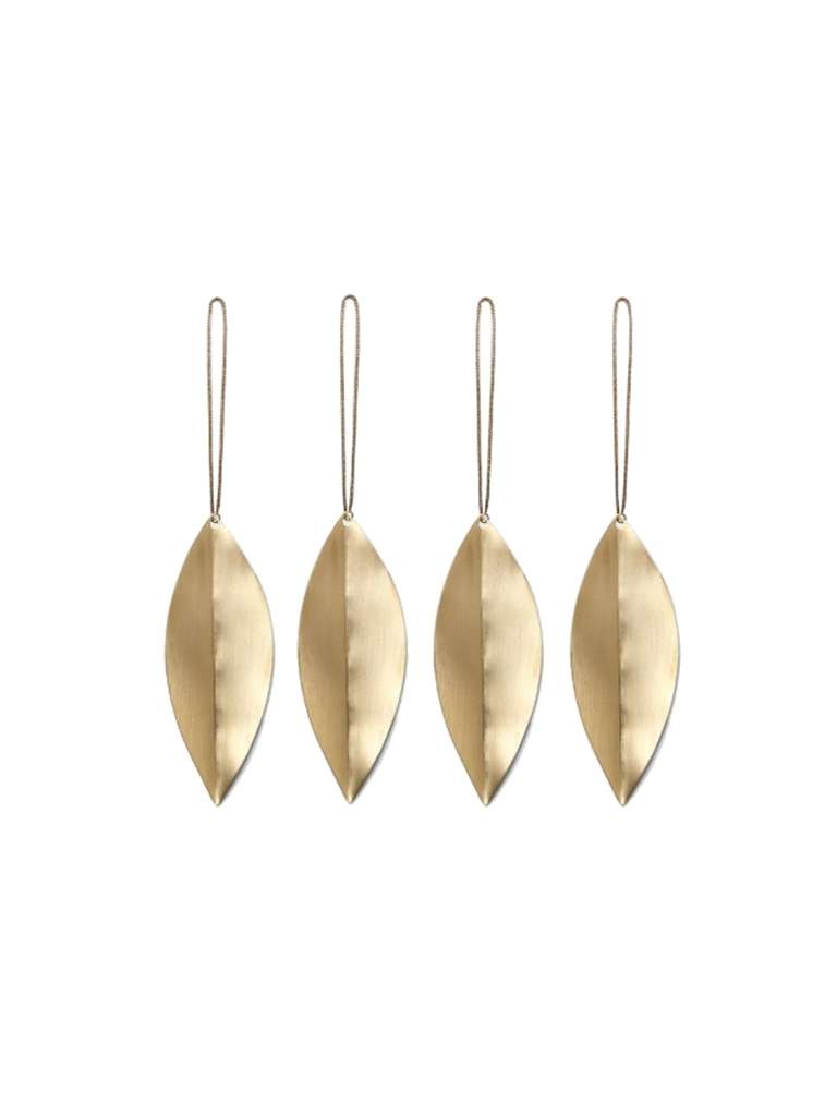 ferm LIVING - Blatt Messing Ornament - - indoor
