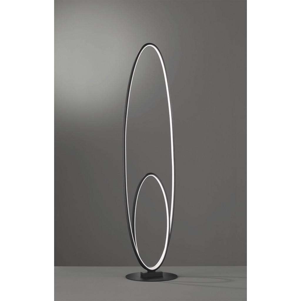 XXXL LED-STEHLEUCHTE, Schwarz