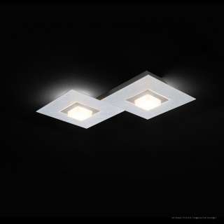 Grossmann LED-DECKENLEUCHTE, Silber, Grau