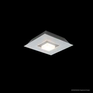 Grossmann LED-DECKENLEUCHTE, Silber, Grau