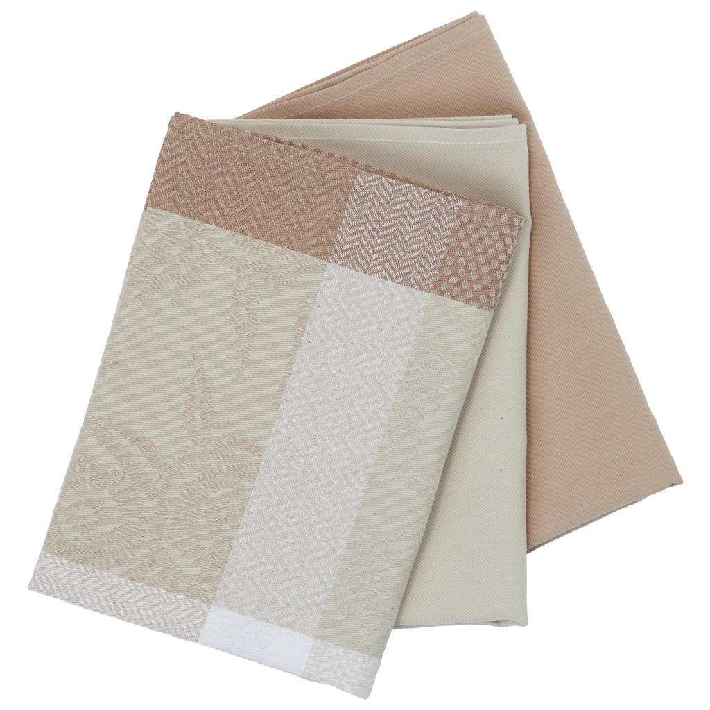 Esposa GESCHIRRTUCH-SET 3-teilig, Braun