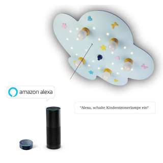 XXXL KINDERDECKENLEUCHTE Amazon Alexa, Mehrfarbig