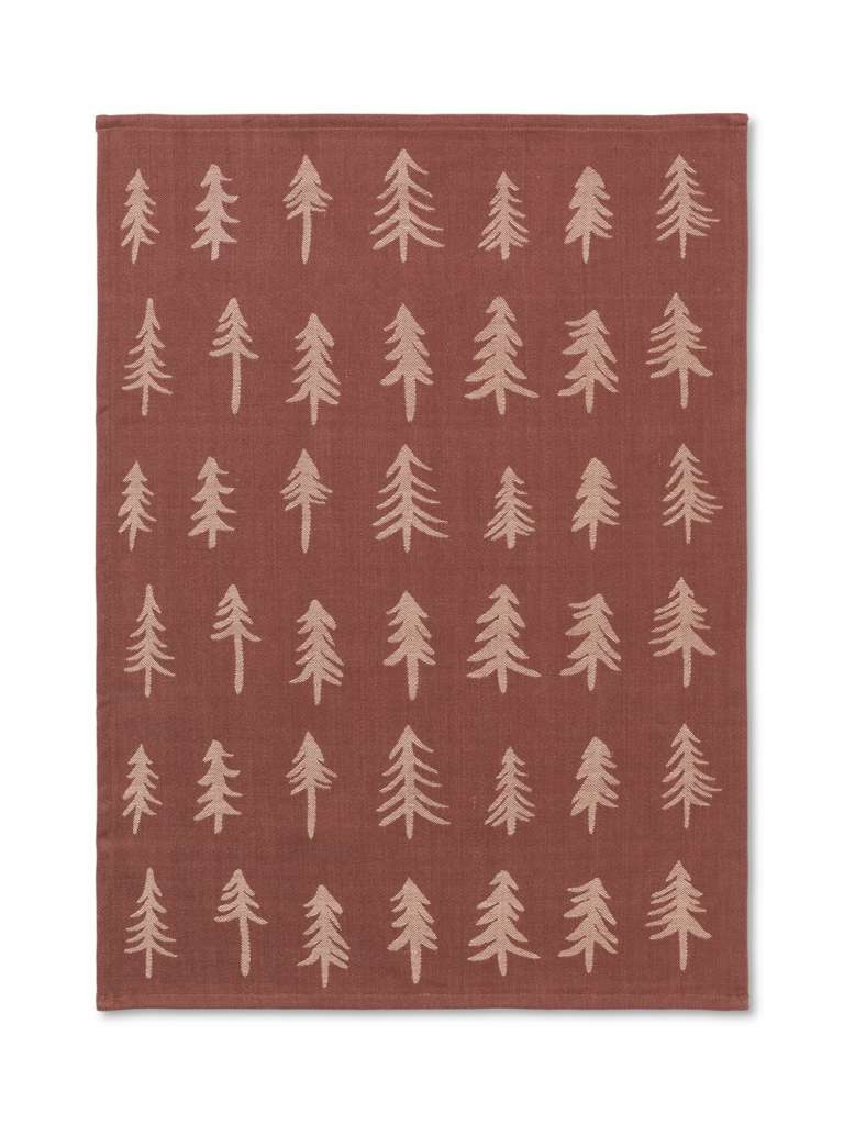 ferm LIVING - Christmas Geschirtuch - zimt - indoor