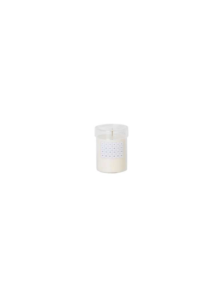 ferm LIVING - Scented Kerzen-Adventskalender - weiß - indoor