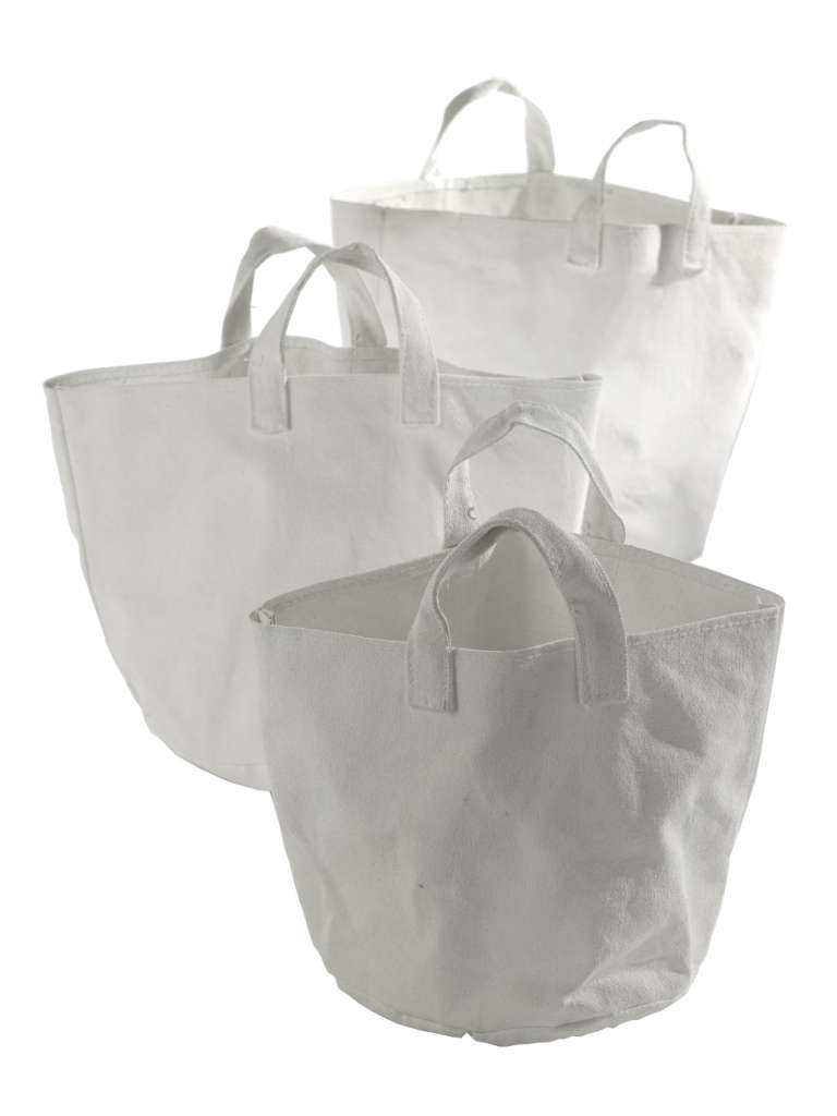 Serax - Canvas Zylinder Pflanzentasche 3er Set - - indoor