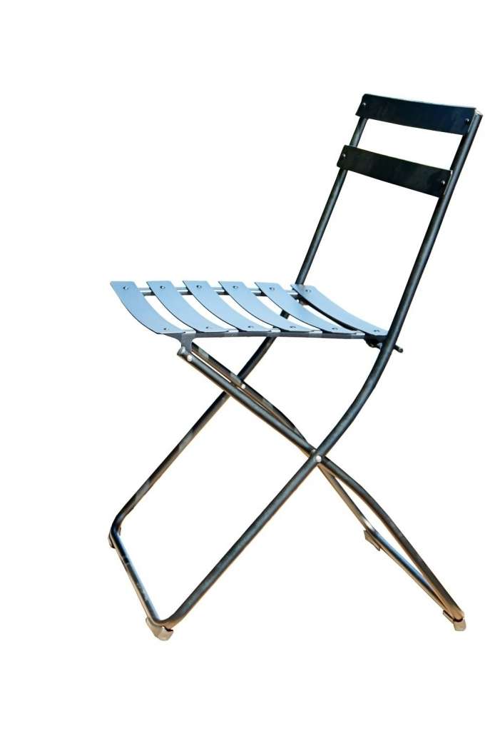 Jan Kurtz - Klappstuhl SPRING, Stahlrohr galvanisiert,pulverbeschichtet taupe - outdoor