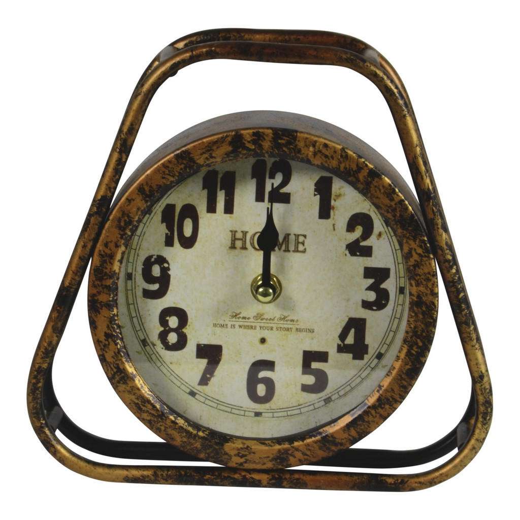 XXXL TISCHUHR Gold 20 cm
