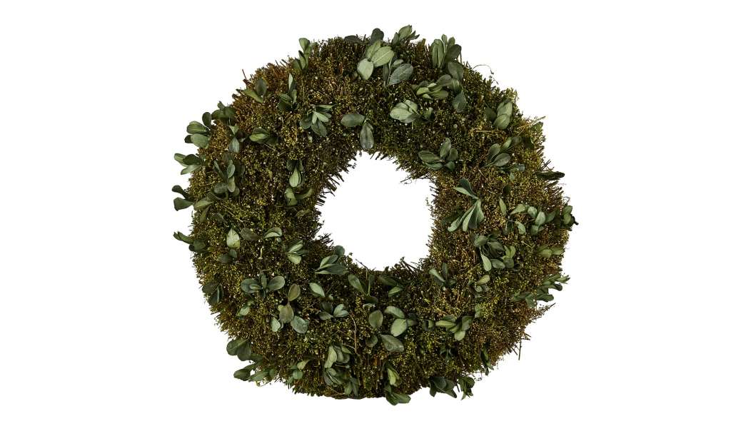 Kranz ¦ grün ¦ Naturprodukte ¦ Maße (cm): H: 4 Ø: [25.0] Weihnachten - Höffner