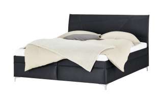 Polsterbett  Lerryn ¦ schwarz ¦ Maße (cm): B: 186 H: 110 T: 220 Betten > Polsterbetten - Höffner