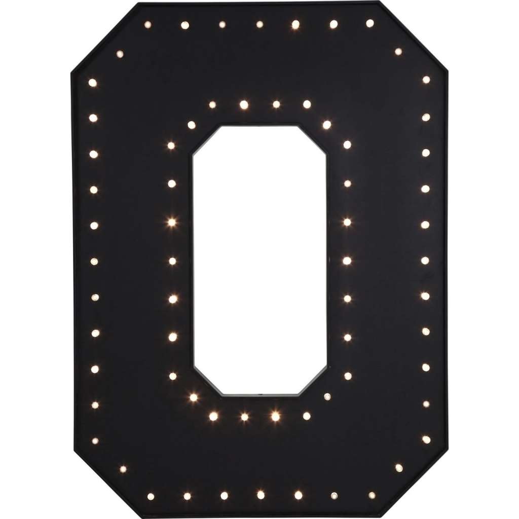 Leuchtobjekt O 169 cm Schwarz LED