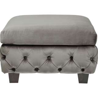Hocker My Desire Samt Khaki