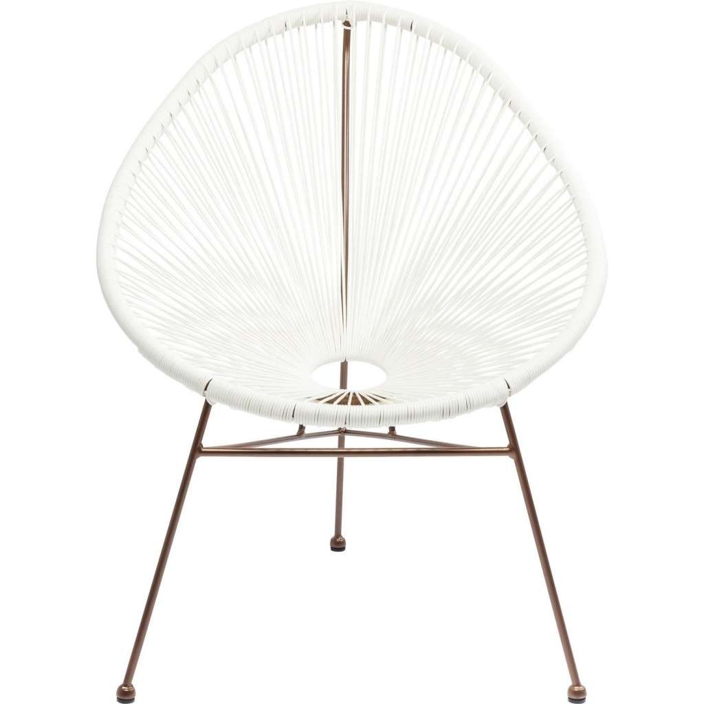 Stuhl Spaghetti Rosegold Weiß