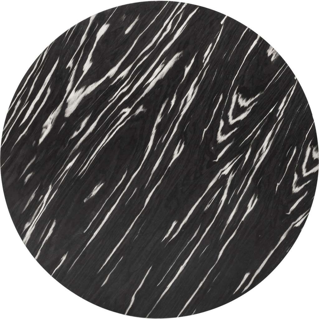 Tischplatte  Invitation rund Ebony Ø90cm