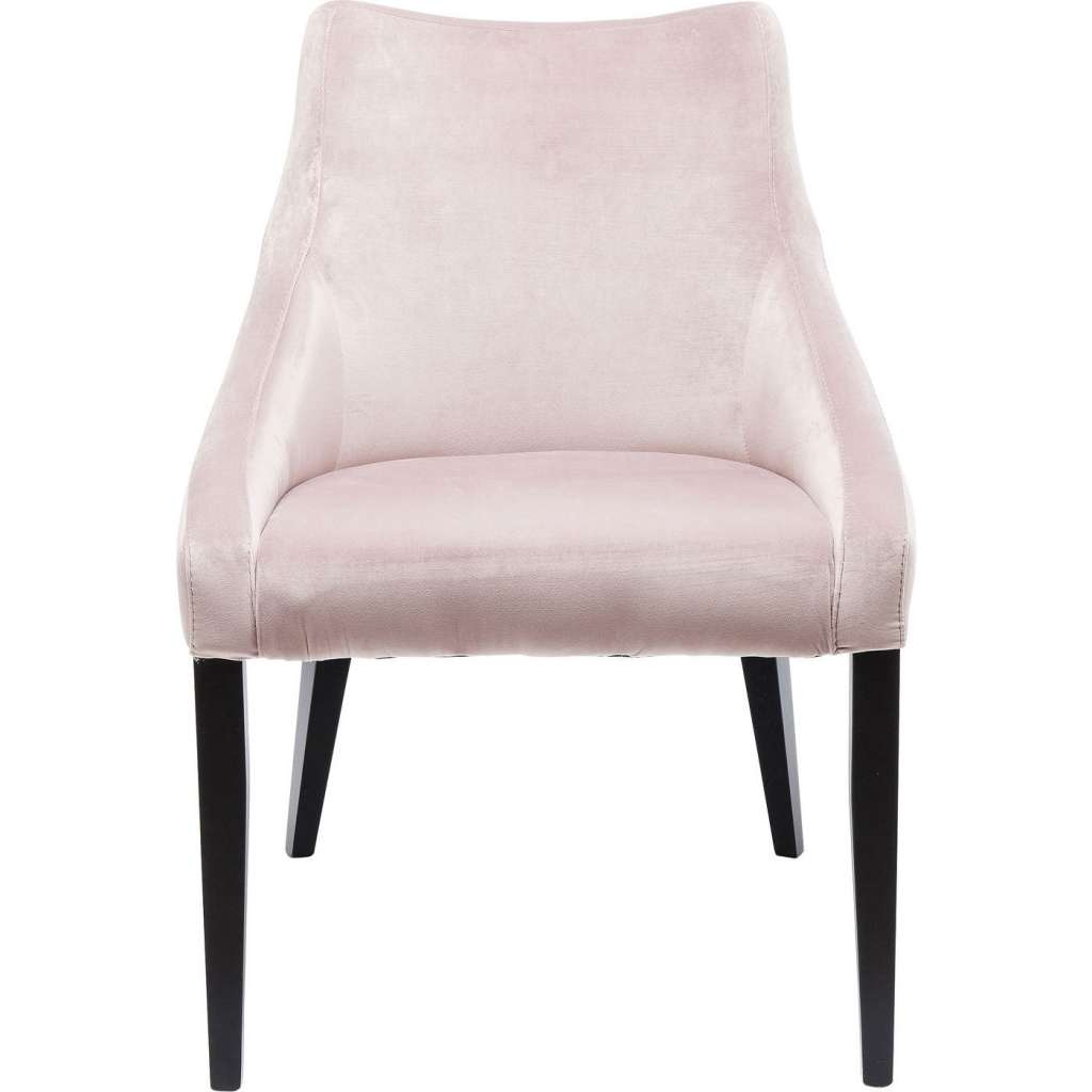 Stuhl Mode Samt Rose Schwarz