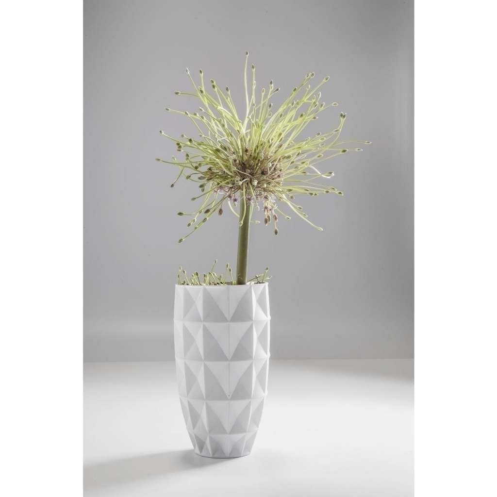 Vase Precious Triangle Weiß 25cm