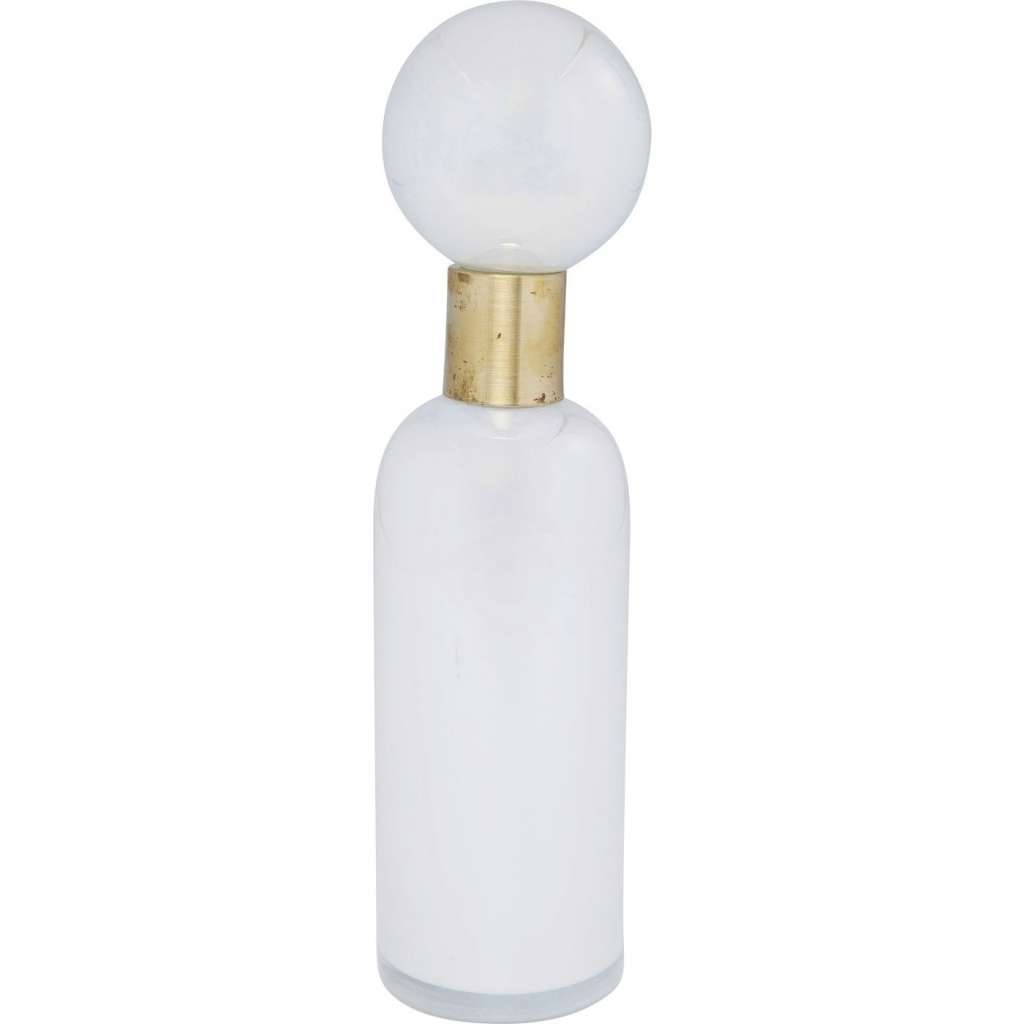 Vase Pure Weiß Lid 40cm