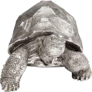 Deko Figur Turtle Silber Medium