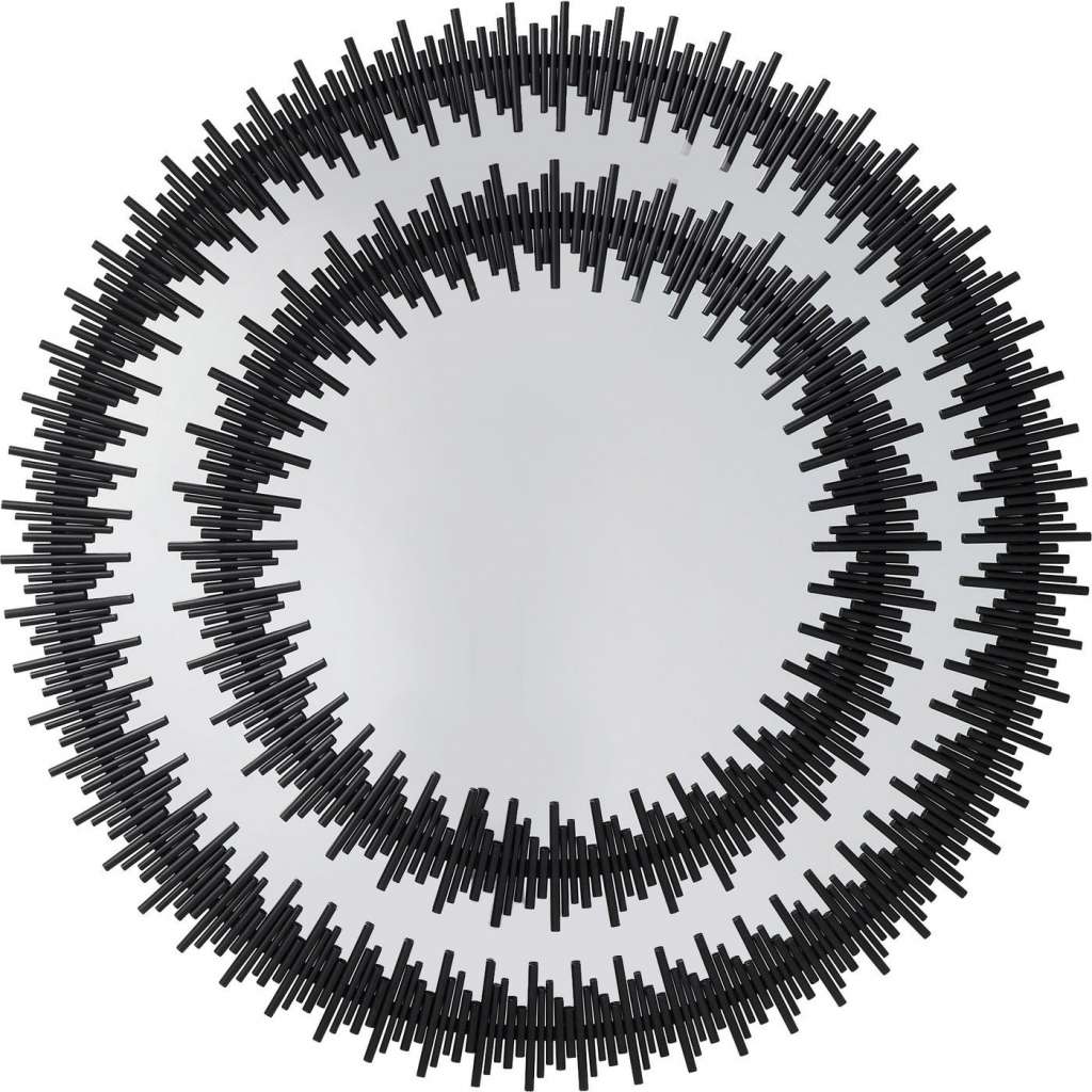 Spiegel Solare Schwarz Ø132cm