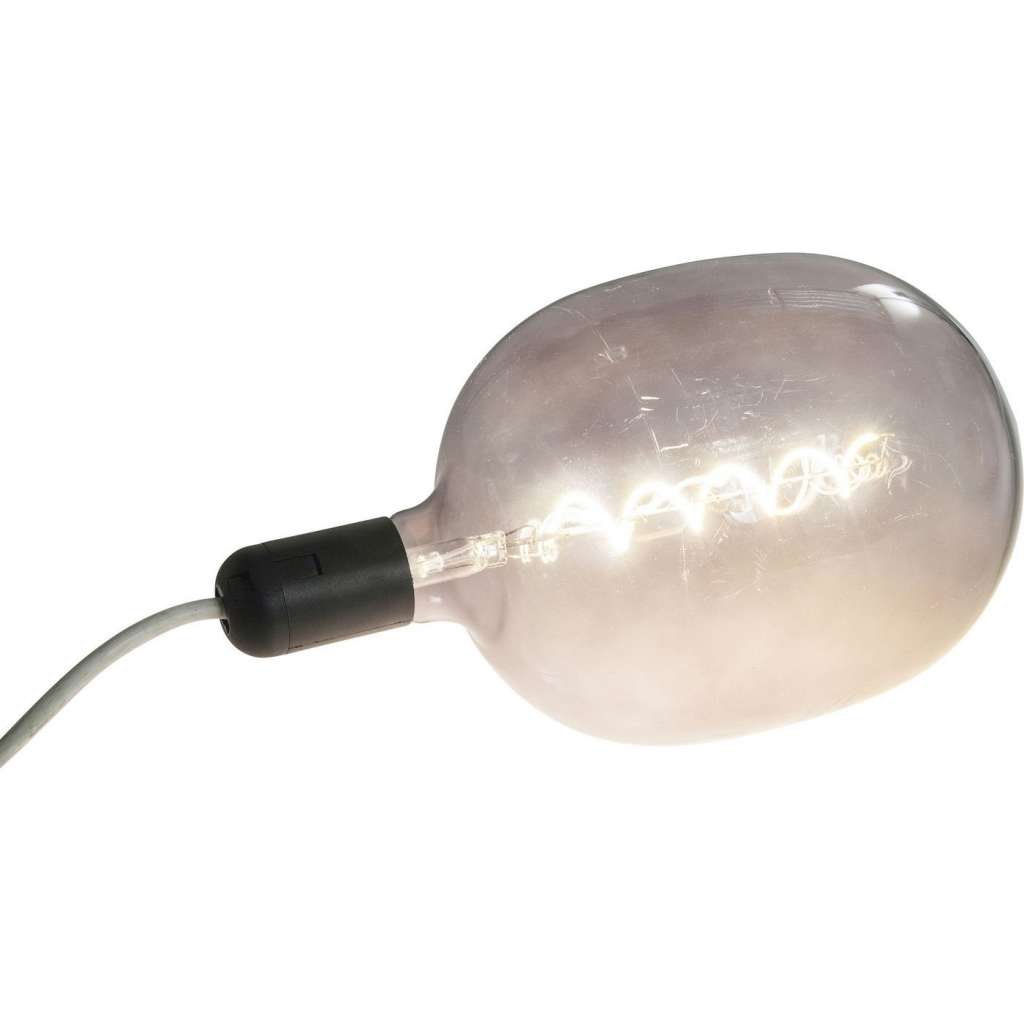 Glühbirne Spiral LED Grau