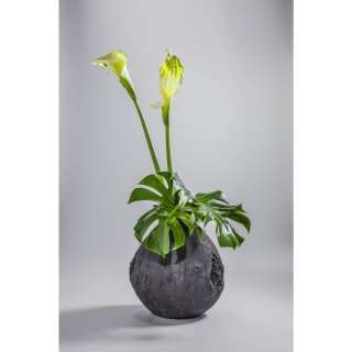 Vase Elemento Schwarz 41cm