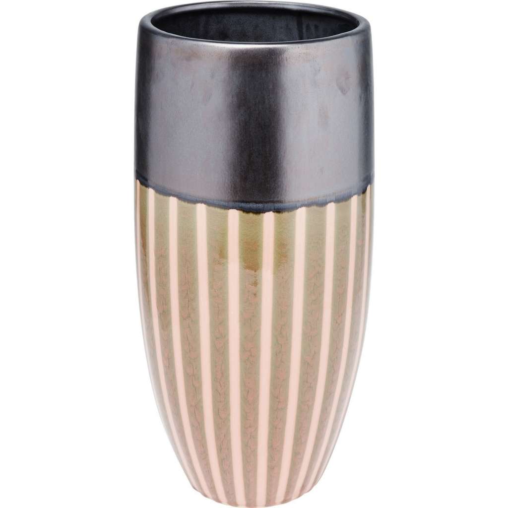 Vase Mocca Stripes 45cm