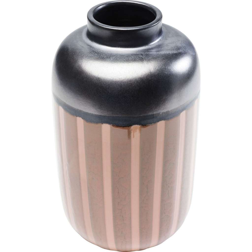 Vase Mocca Stripes 28cm