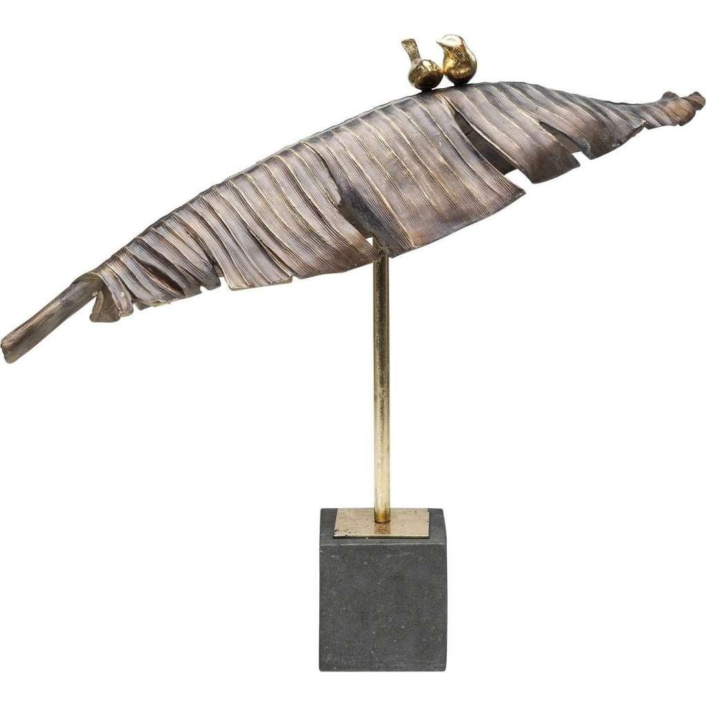 Deko Objekt Birds Banana Leaf 54cm