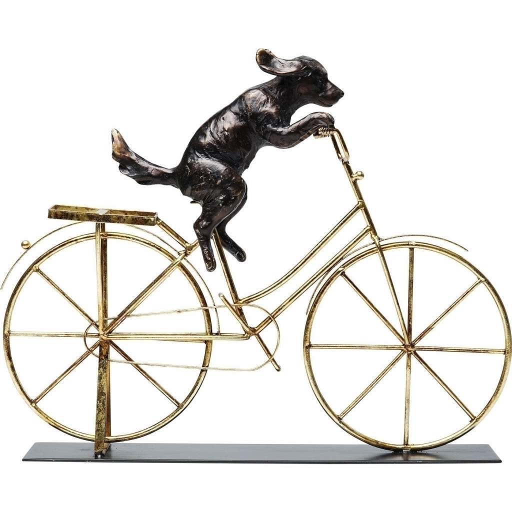 Deko Objekt Dog With Bicycle
