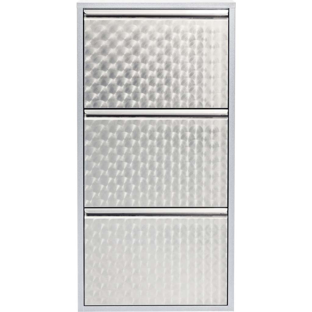 Schuhkipper Caruso 3-er silber/geflext (MO)