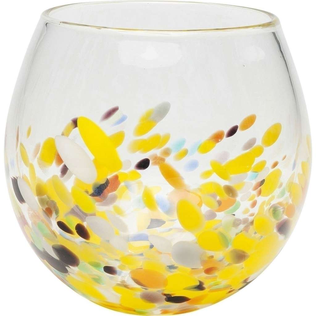 Vase Abstract Dots 19cm
