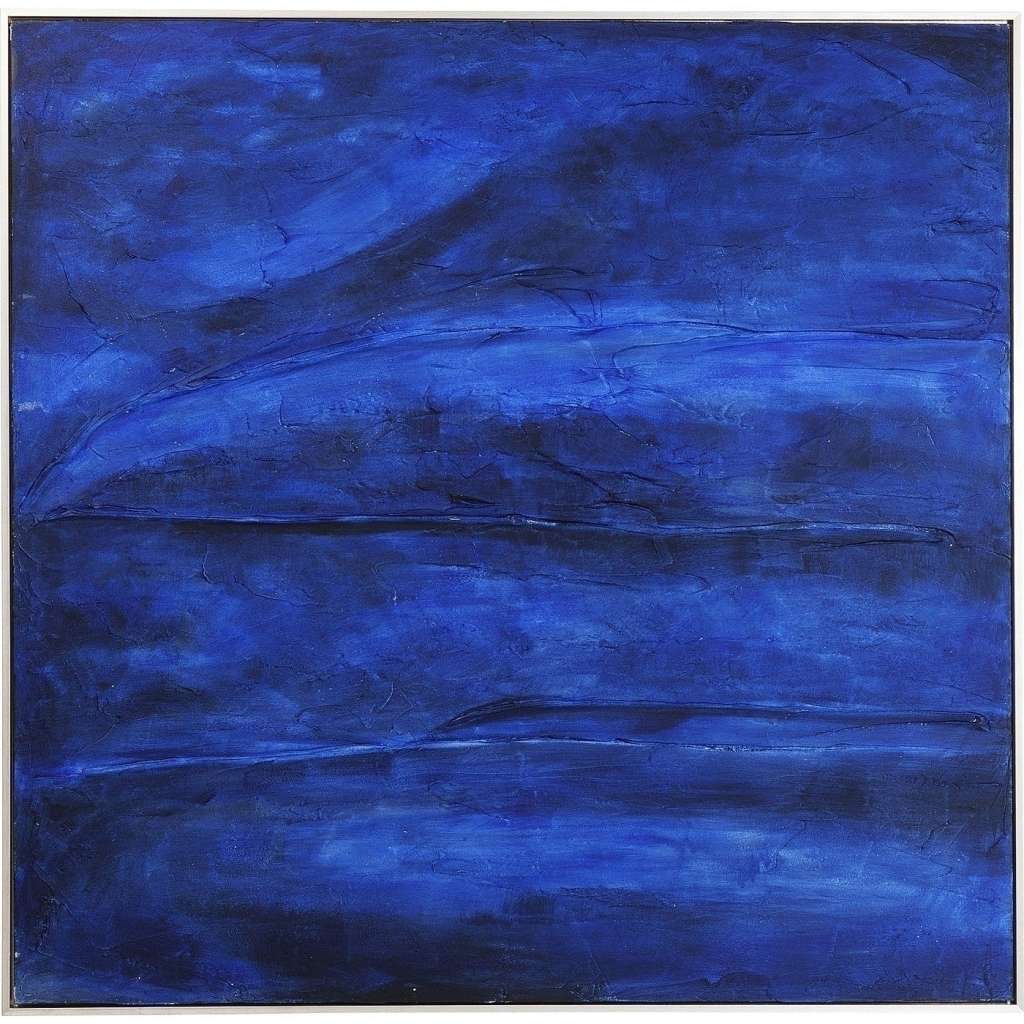 Acrylbild Abstract Deep Blau 155x155cm