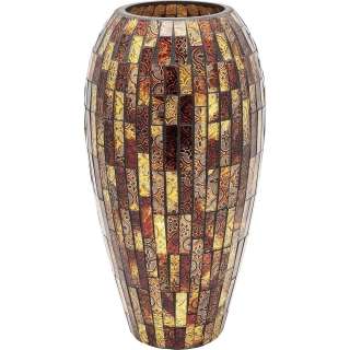Vase Mosaico braun 40