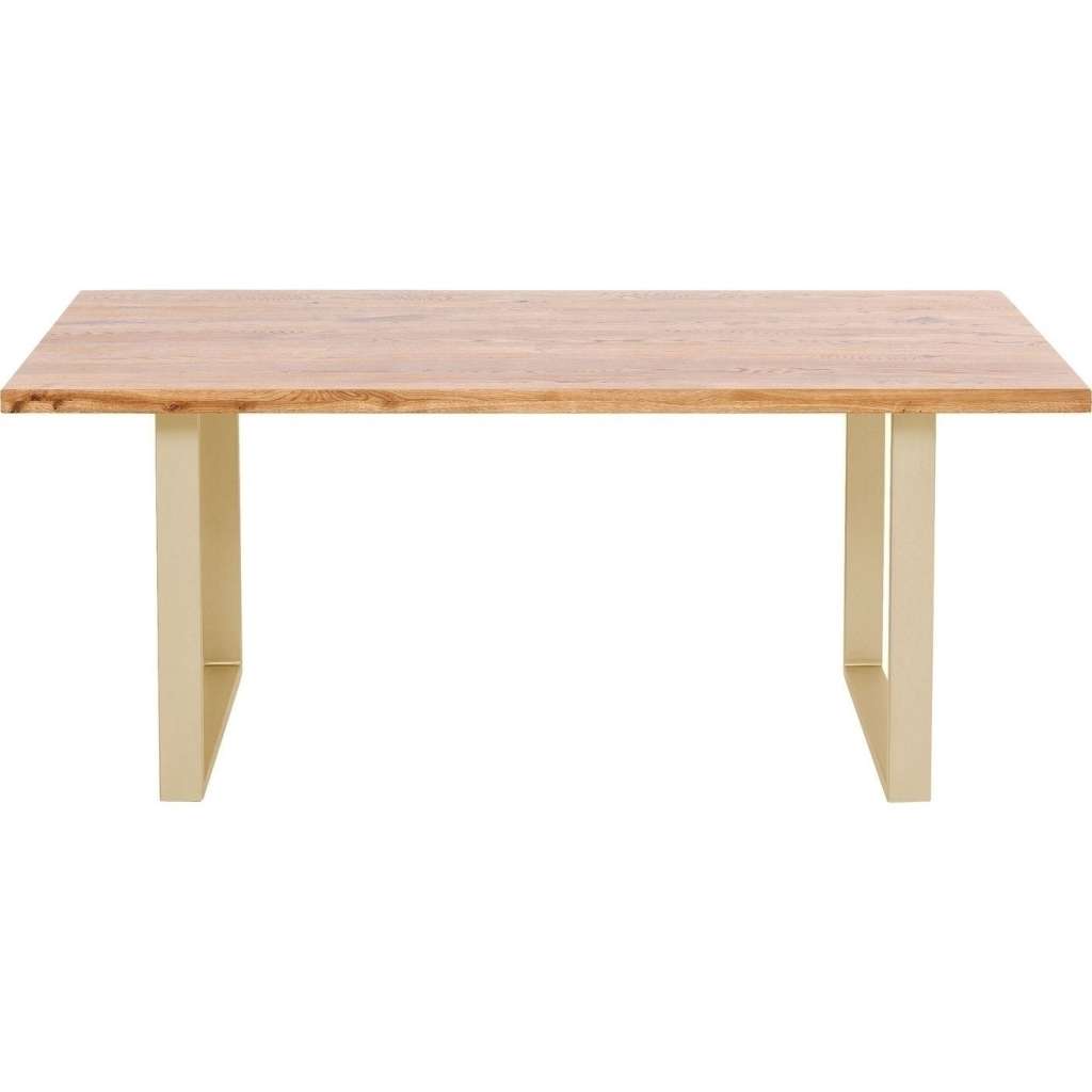 Tisch Jackie Eiche Messing 160x80