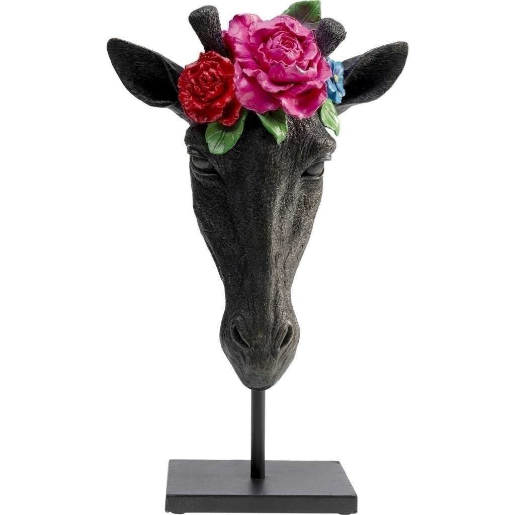 Deko Objekt Mask Giraffe Flower