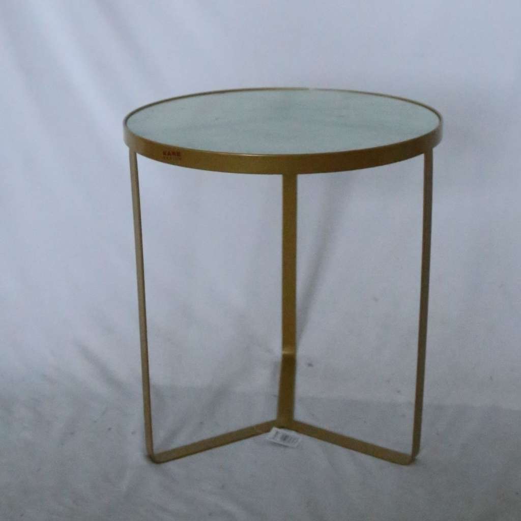 Beistelltisch Marble Gold Ø45cm