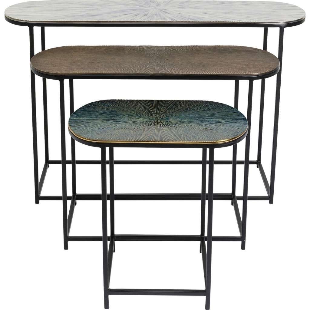 Beistelltisch Ray Oval (3/Set)