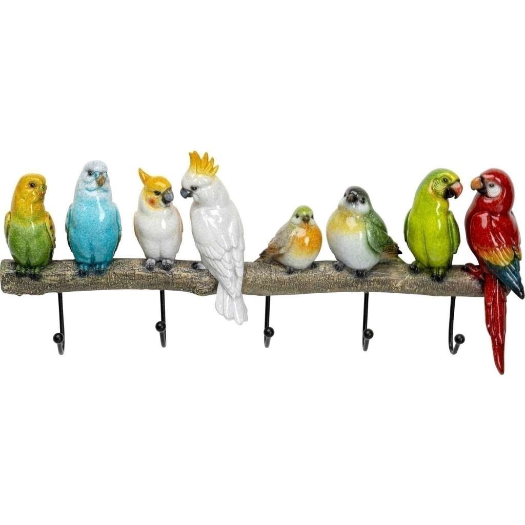Wandgarderobe Exotic Birds