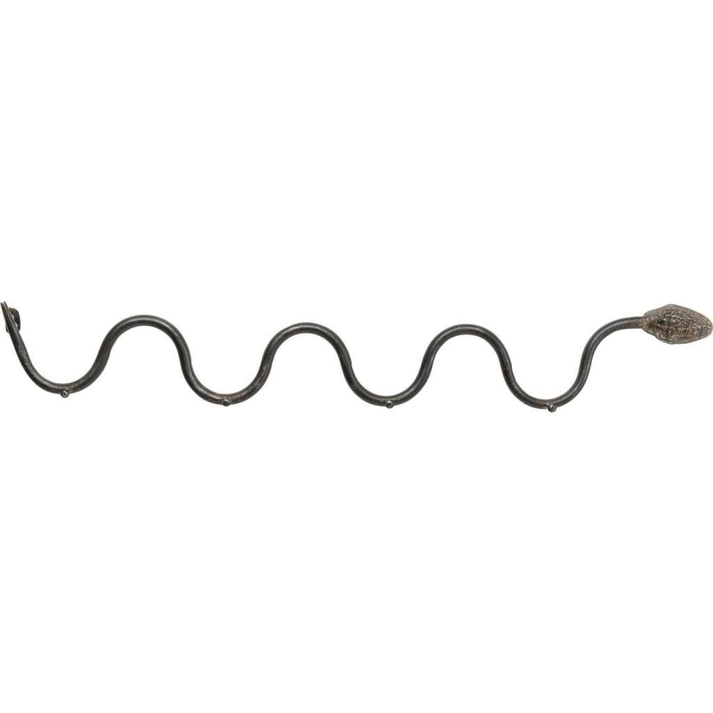 Wandgarderobe Snake Schwarz
