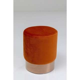 Hocker Cherry Dunkelorange Copper  Ø35cm
