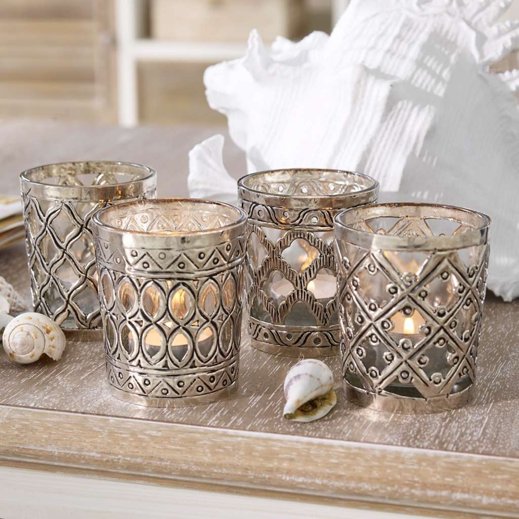 Windlicht 4er Set Ardah