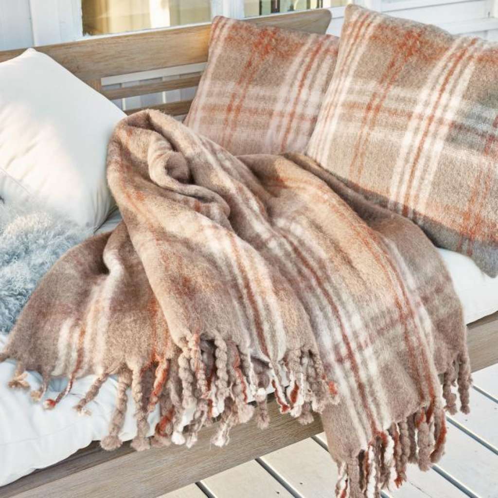 Plaid + 2 Kissen Shaw