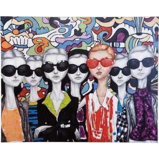 Acrylbild Sunglasses 120x150cm