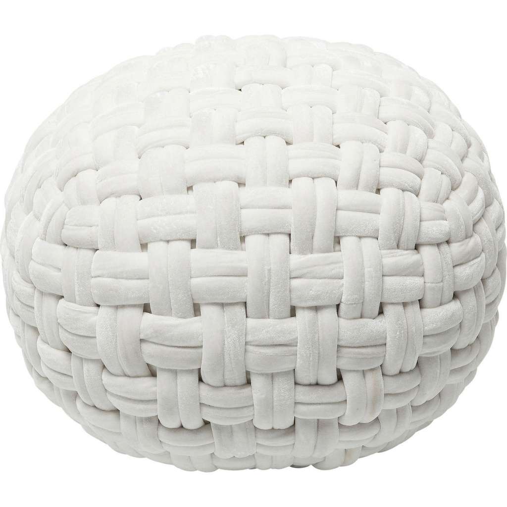 Pouf Ovillo Weiß