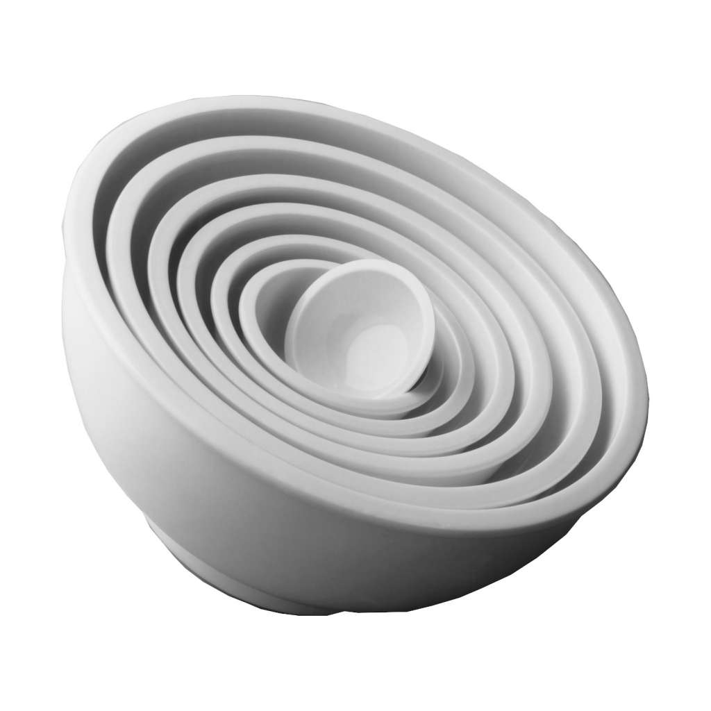 Raumgestalt - Schalenset  7 - 28 cm Durchmesser - Porzellan - indoor